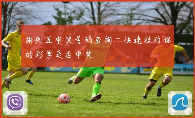 排列五中奖号码查询 - 快速核对你的彩票是否中奖